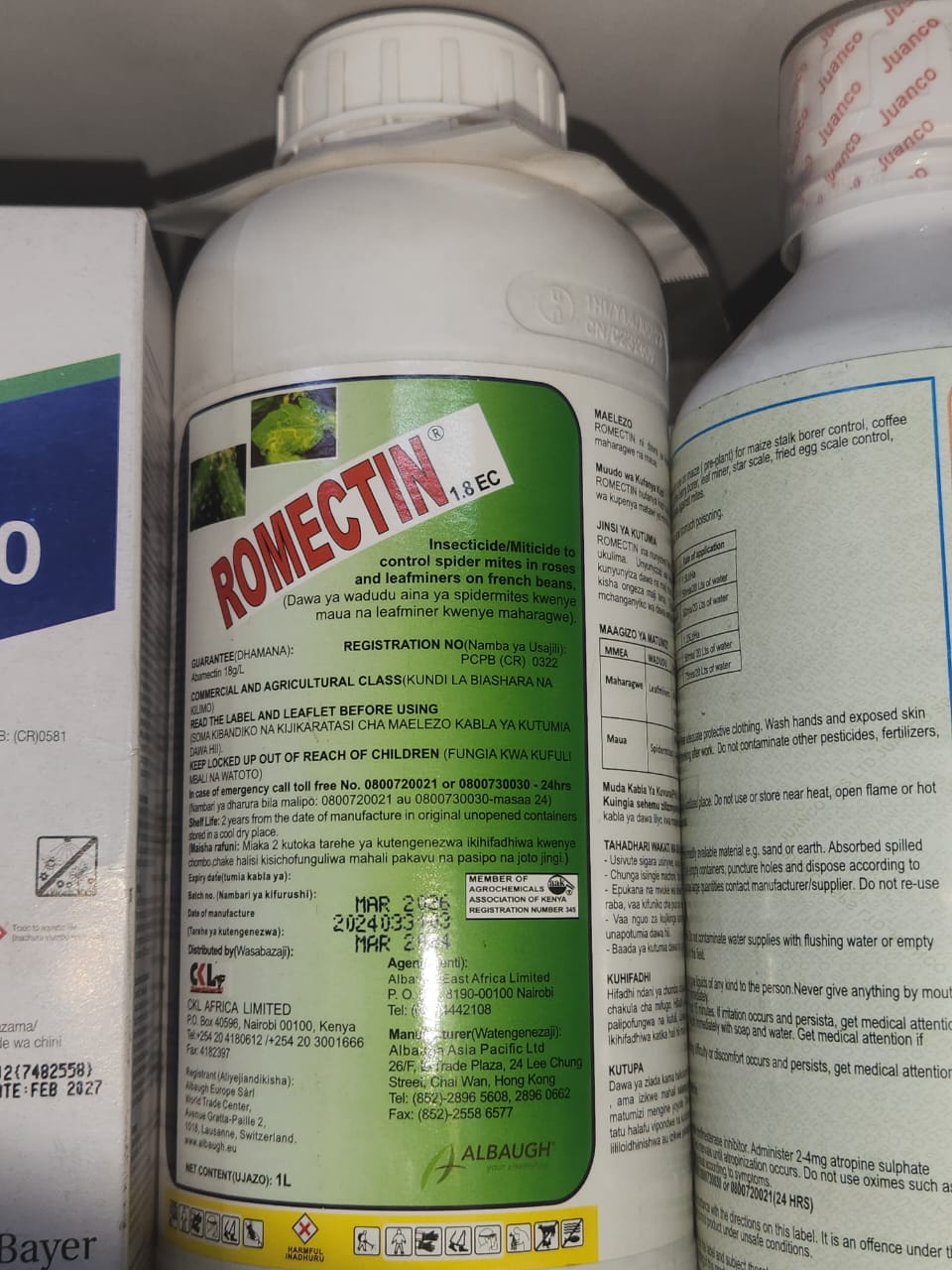 ROMECTIN 1.8EC Insecticide – Advanced Translaminar Control for Mites & Leaf Miners