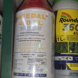 Weedal 480SL Glyphosate Herbicide (480g/L) – Powerful Non-Selective Weed Killer for Complete Land Preparation